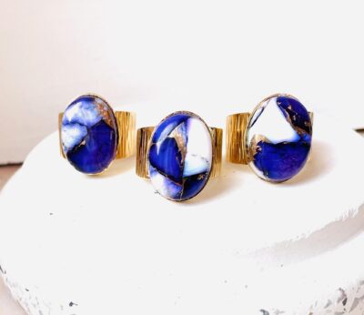 Bague ARIANA indigo – Image 3