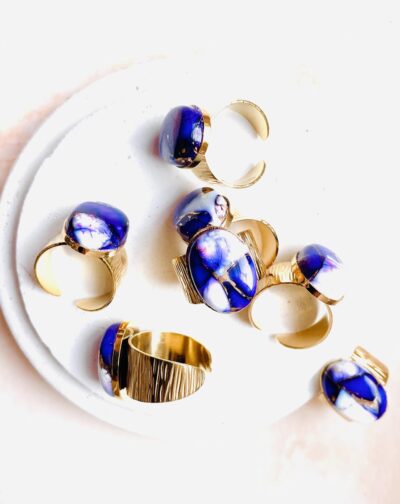 Bague ARIANA indigo – Image 7