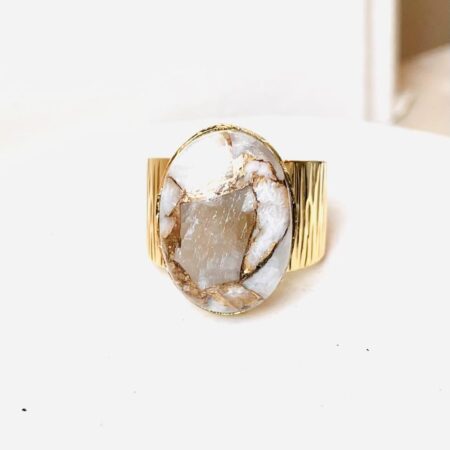 Bague ARIANA beige
