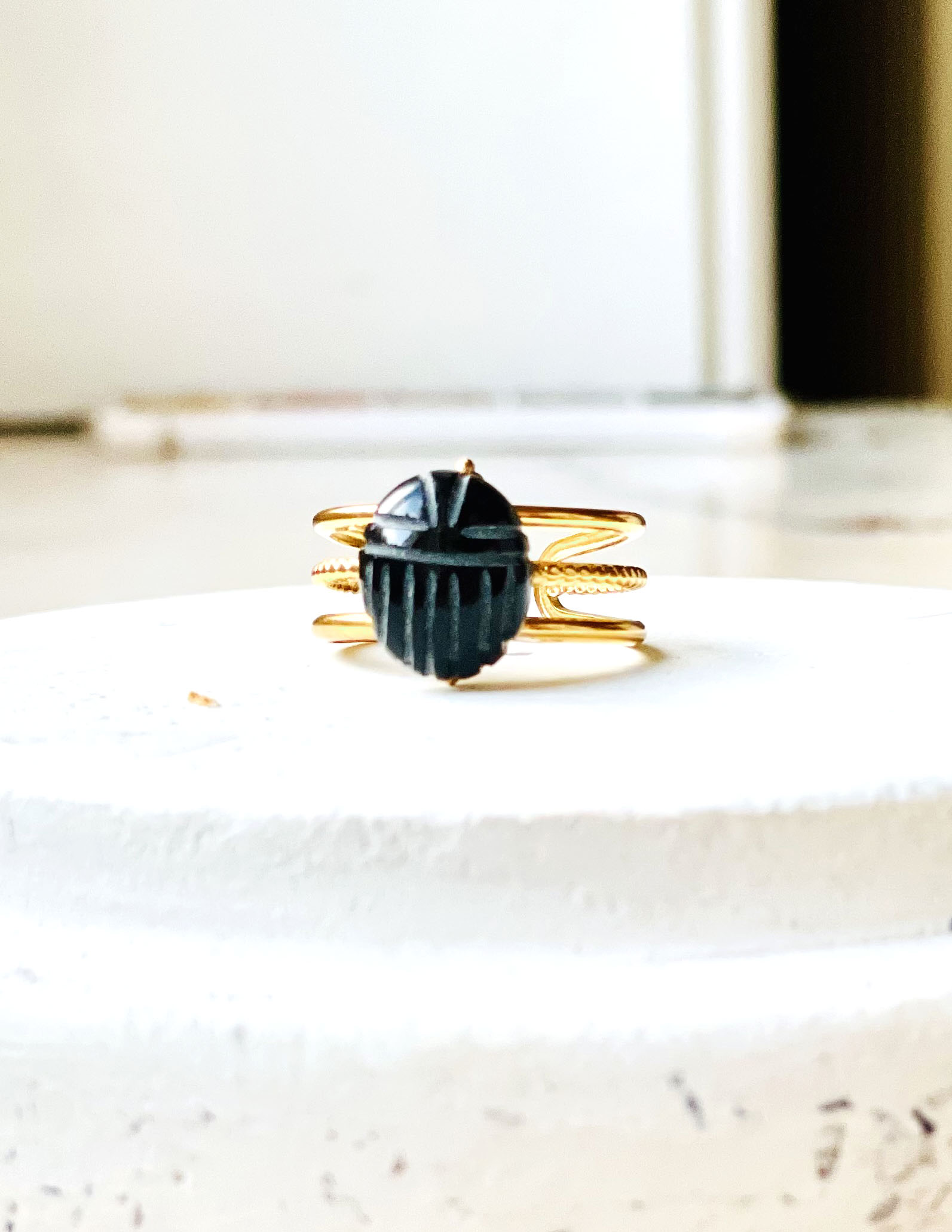 Bague SCARA onyx noire – Image 3