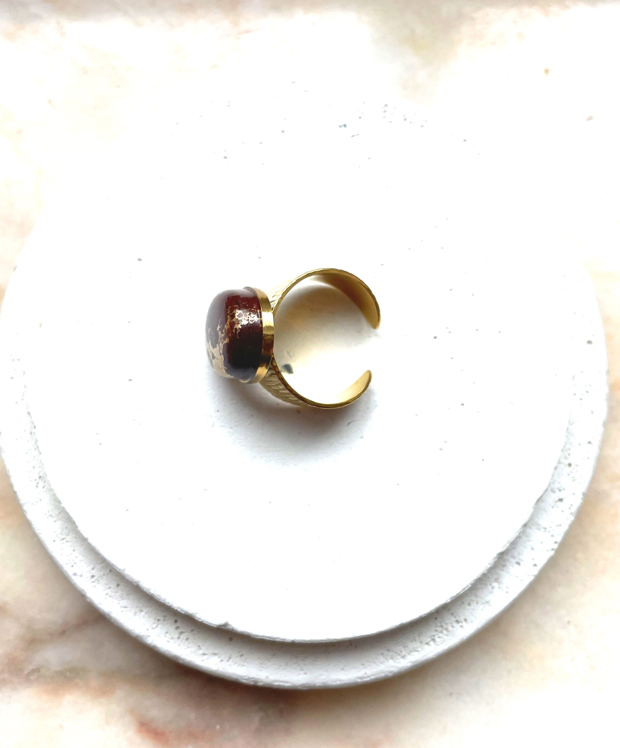 Bague ARIANA marron – Image 3