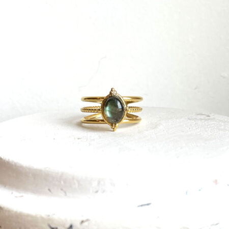 Bague AMIRA labradorite