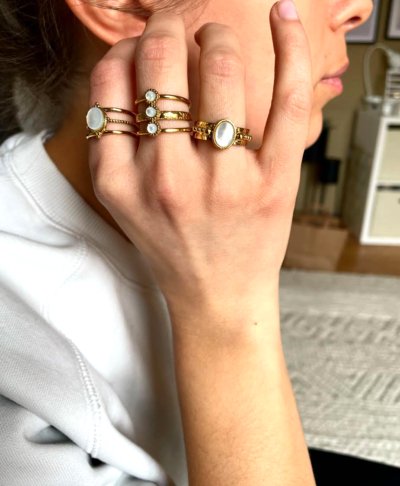Bague JUPITER nacre – Image 5