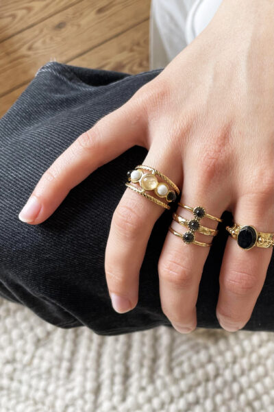Bague TRITON noire – Image 2