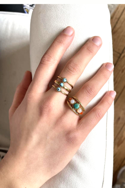 Bague NEPTUNE turquoise – Image 4