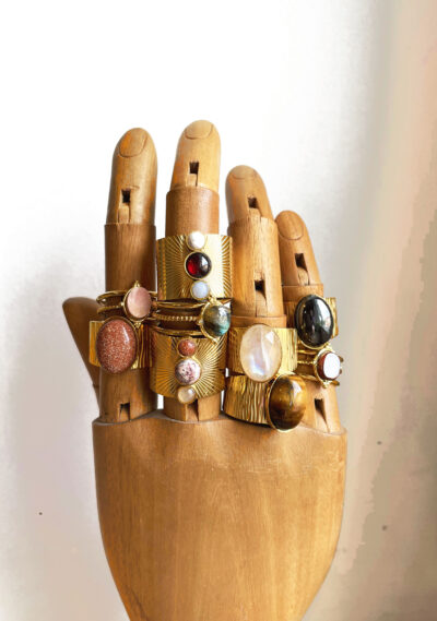Bague CAPRESE grenat – Image 5