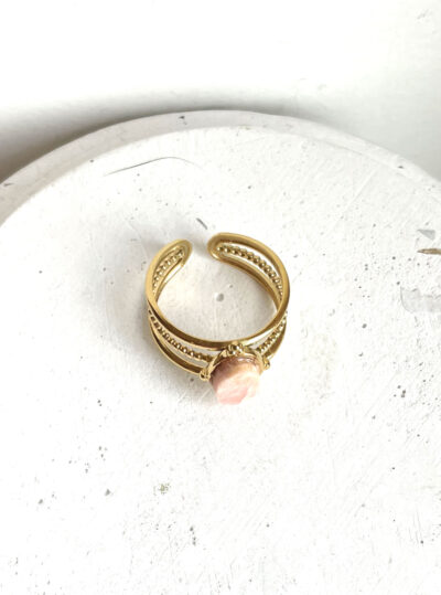 Bague AMIRA rhodocrosite – Image 6