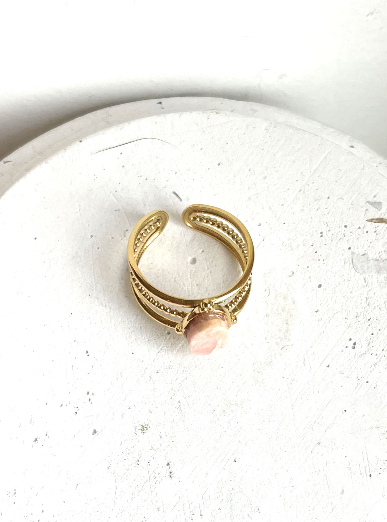 Bague AMIRA rhodocrosite – Image 6