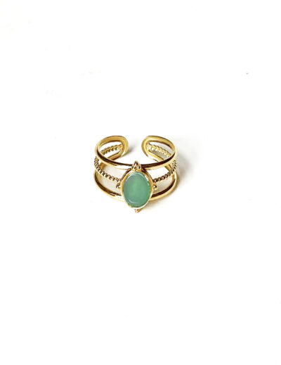 Bague JUPITER verte