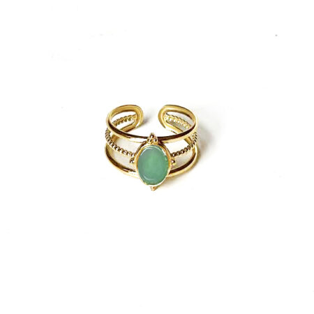 Bague JUPITER verte