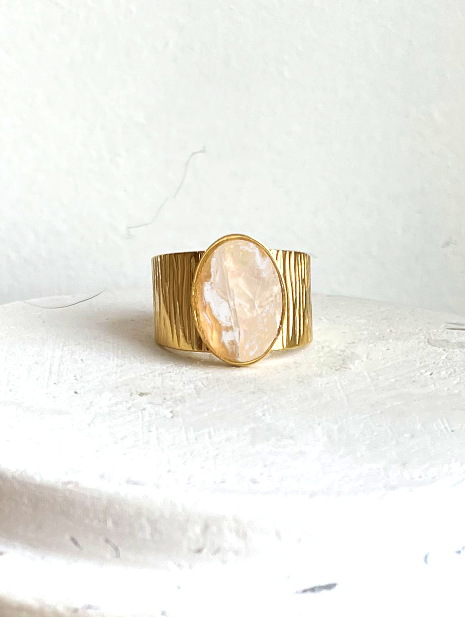 Bague JOYCE pierre de lune