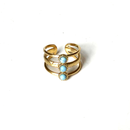 Bague NEPTUNE turquoise