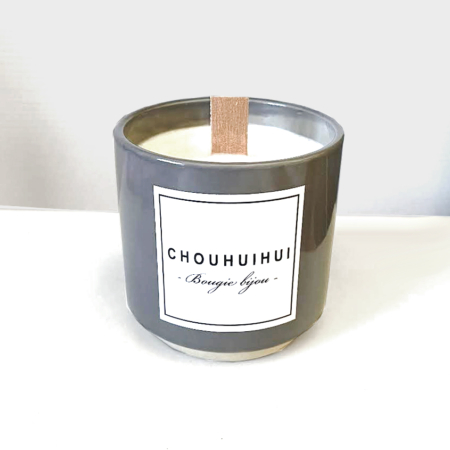 Bougie bijou GRISE
