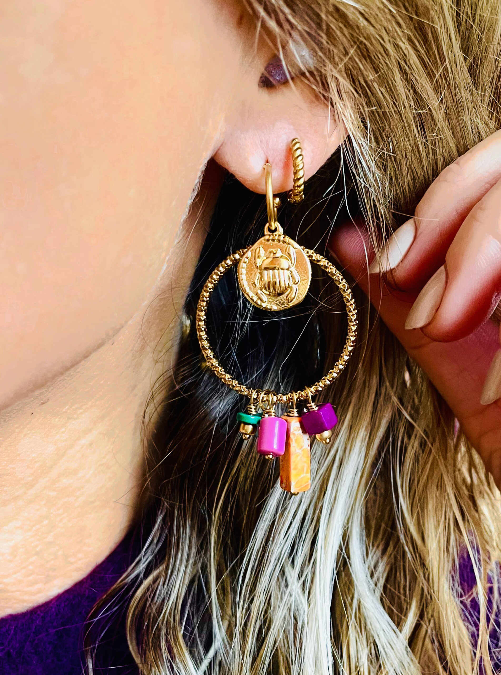 Boucles d'oreille ANEMONE – Image 2