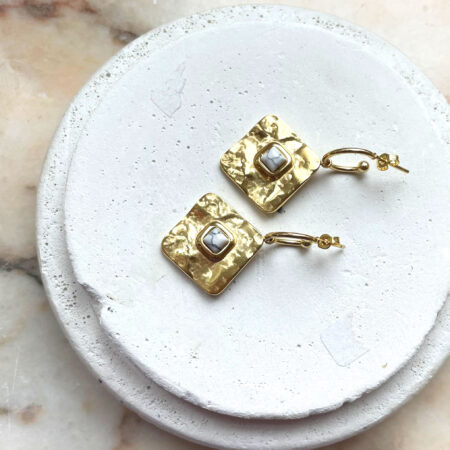 Créoles ROSALIE blanches