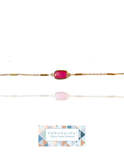 Bracelet AURORE fushia