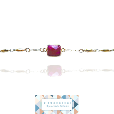 Bracelet BLANDINE fushia