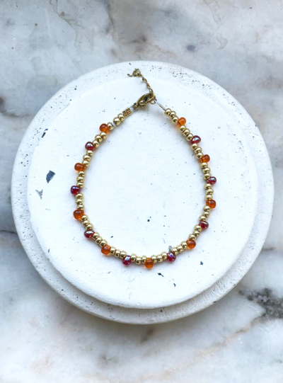 Bracelet LOLLIPOP rouge/orange
