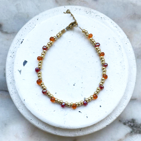 Bracelet LOLLIPOP rouge/orange