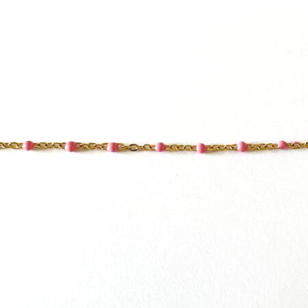 Bracelet de cheville MÉLODIE rose