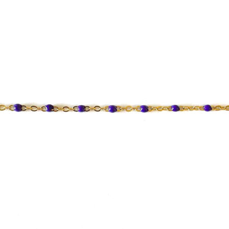 Bracelet de cheville MÉLODIE indigo