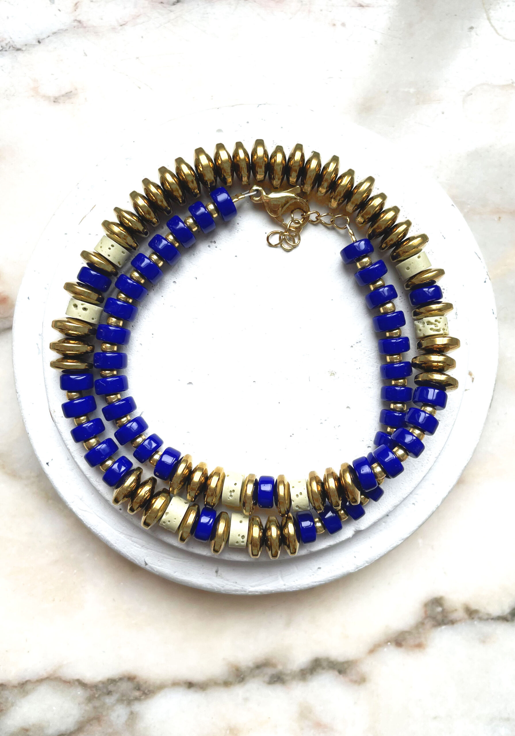 Collier CLEOPÂTRE bleu