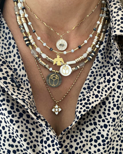 Collier JOY blanc – Image 2