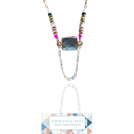 Collier BLANDINE gris