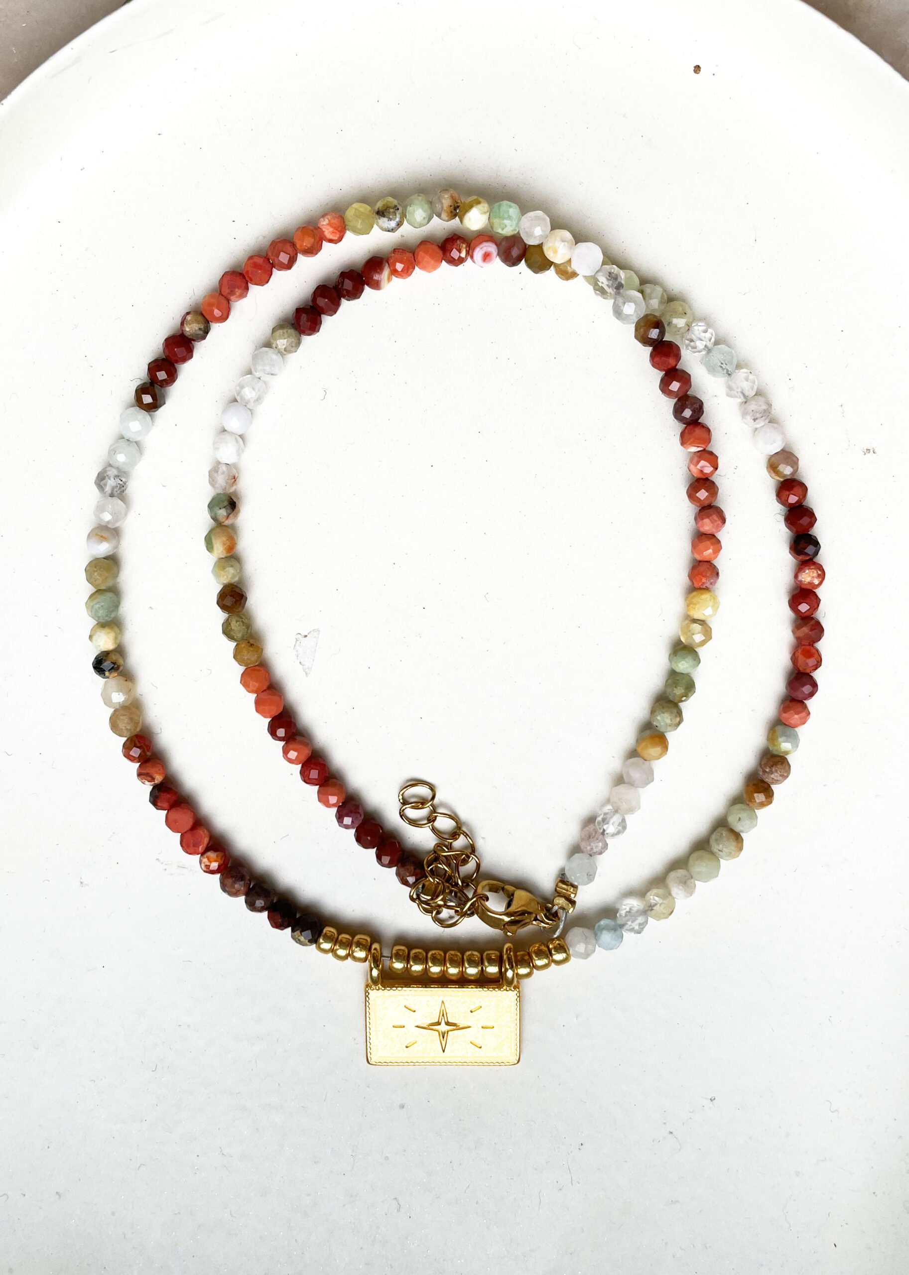 Collier CORALIE camel