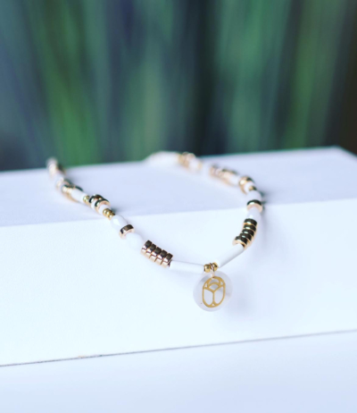 Collier JOY blanc