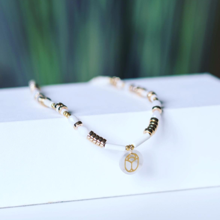 Collier JOY blanc