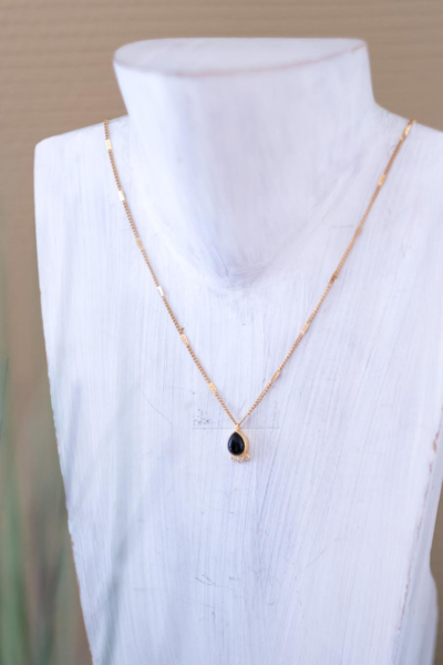 Collier JULIETTE onyx noir – Image 3