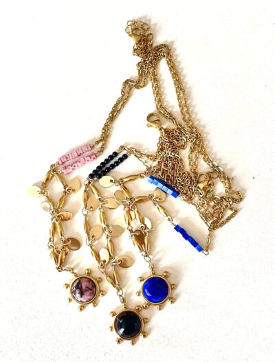 Collier ODILE noir – Image 4