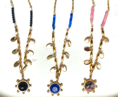Collier ODILE noir – Image 3