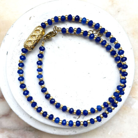 Collier OLA bleu