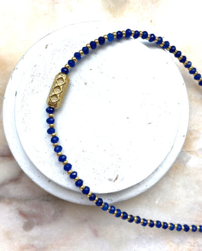 Collier OLA bleu – Image 3