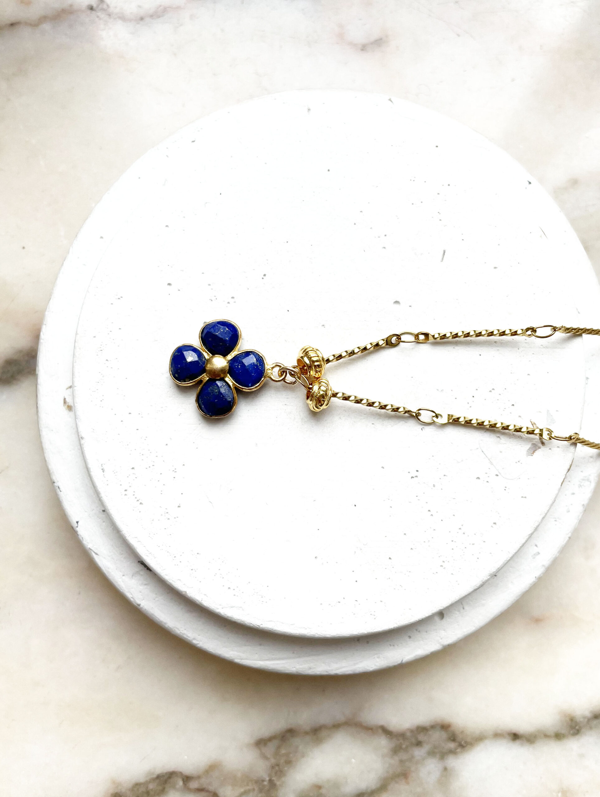 Collier PIA bleu – Image 4