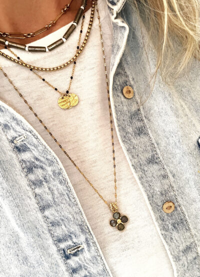 Collier PIA gris – Image 2