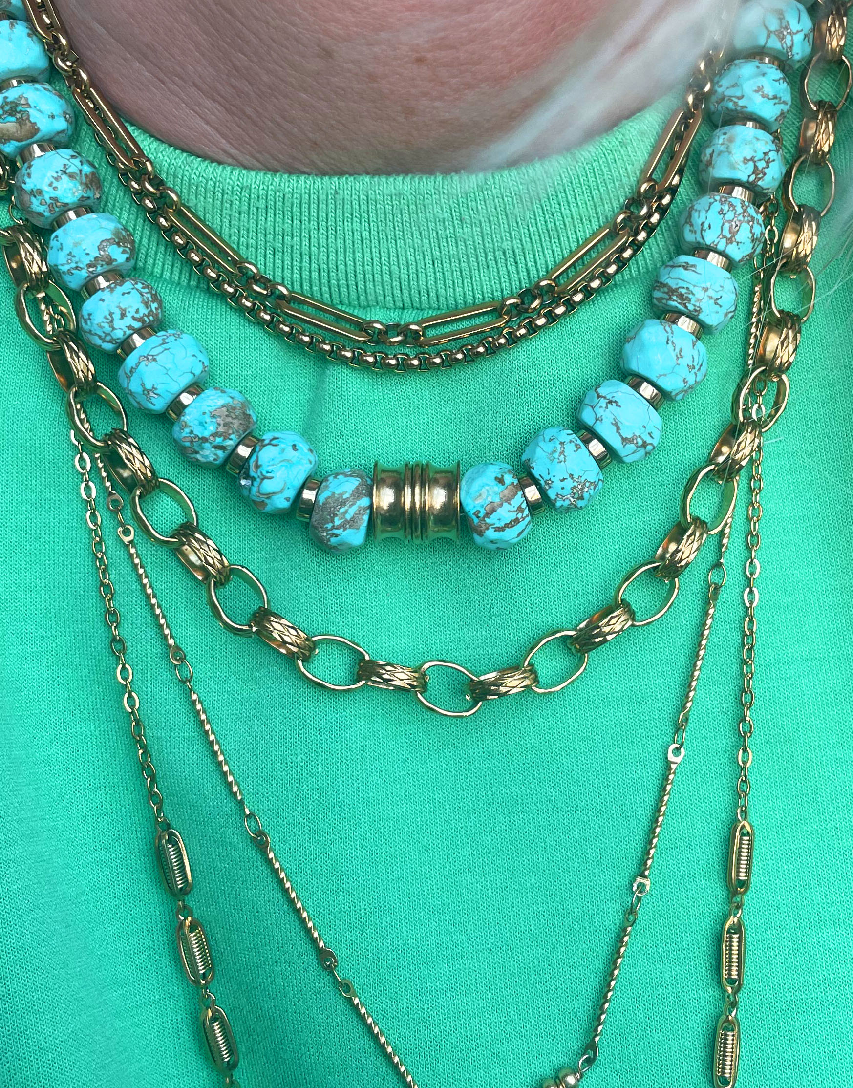 Collier SOFIA turquoise – Image 3