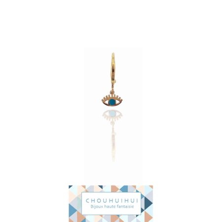 Créole BELOEIL turquoise (vendue à l'unité)