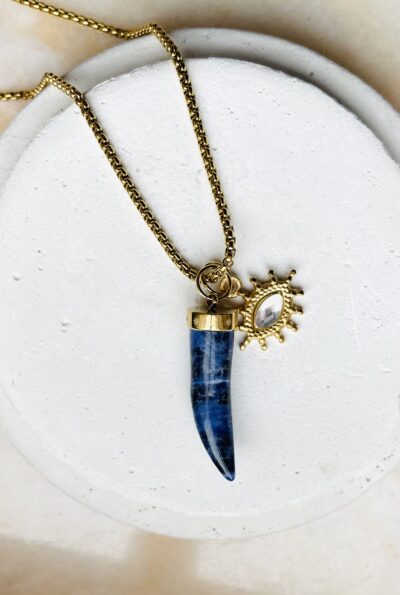 Sautoir ADÉLAÏDE bleu – Image 5