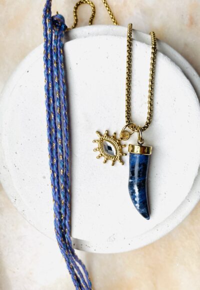 Sautoir ADÉLAÏDE bleu