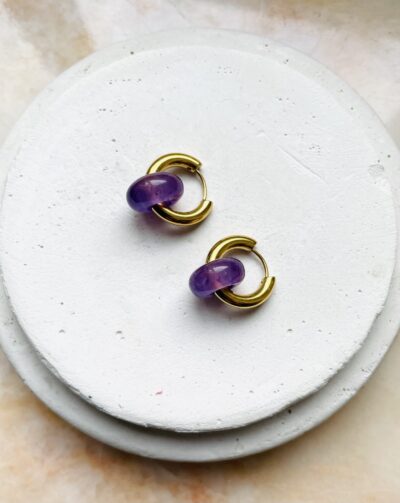 Donut améthyste (mauve) – Image 2