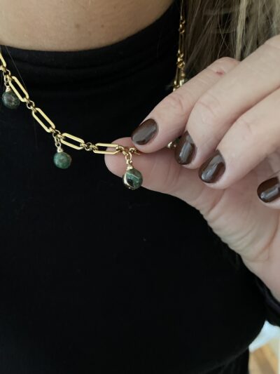 Collier ANTOINETTE vert