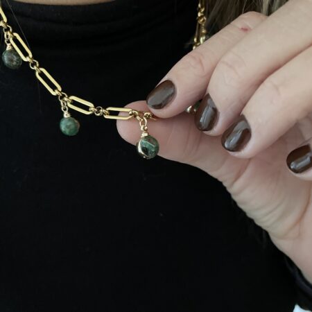 Collier ANTOINETTE vert