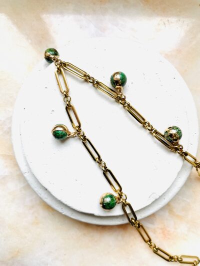 Collier ANTOINETTE vert – Image 3