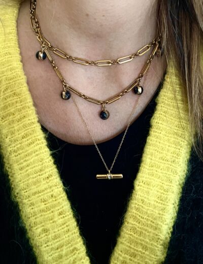 Collier ANTOINETTE noir – Image 5
