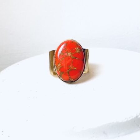 Bague ARIANA orange