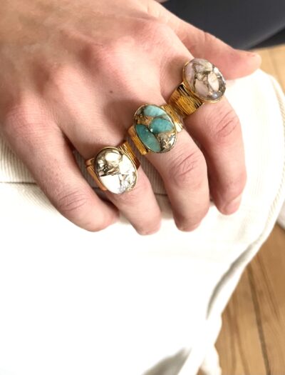 Bague ARIANA rose – Image 2
