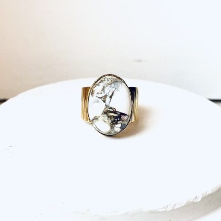 Bague ARIANA blanche